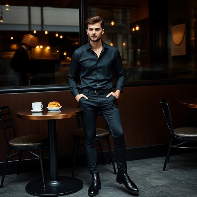 Monochrome All-Black Look