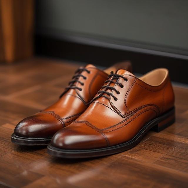 Leather dress shoes (oxfords, derbys)