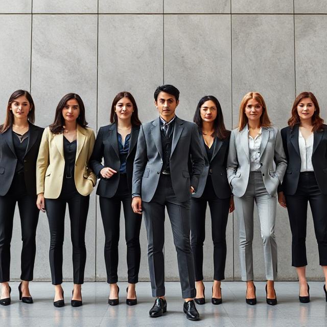 Outfit for lawyers and finance managers