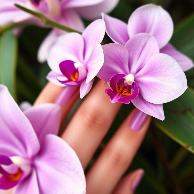 Sculpted Orchid Design