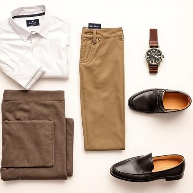 Wearing casual dress for business person