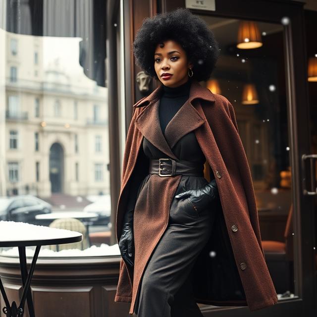 Winter Brunch Outfits for Black Women