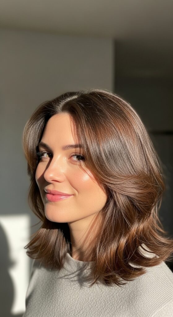 15 Shoulder-Length Layered Haircuts for Every Face Shape