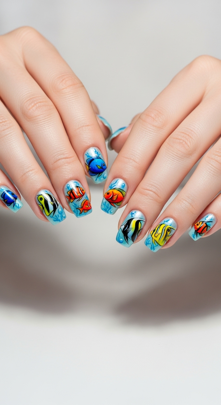 Tropical Nail Art Designs